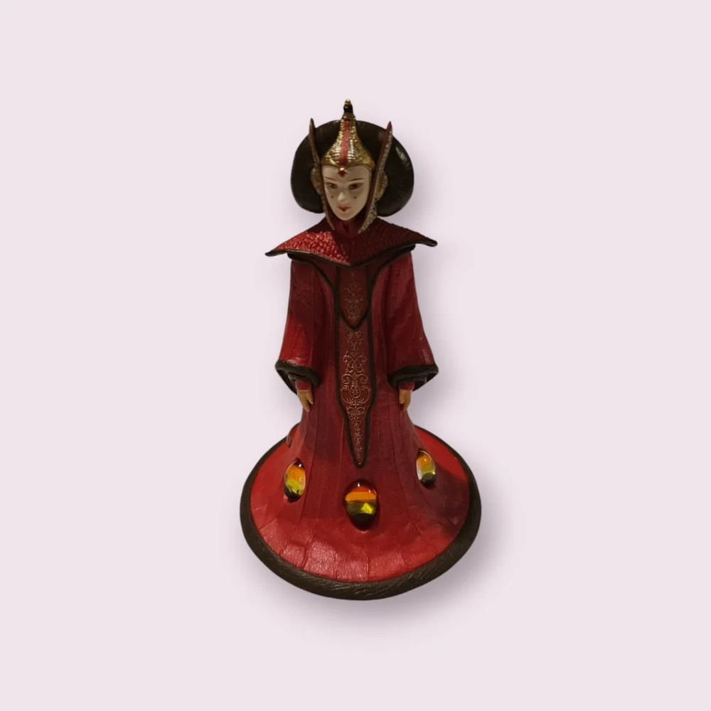 Vintage 1999 Hallmark Star Wars Queen Amidala Ornament Red Episode 1
